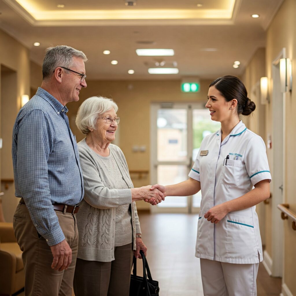 respite resident visiting care home
