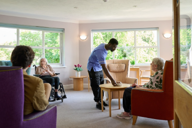 nurse caring from resident sussex