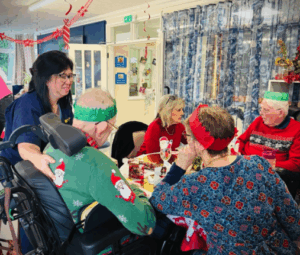 Splendid care home celebrating christmas