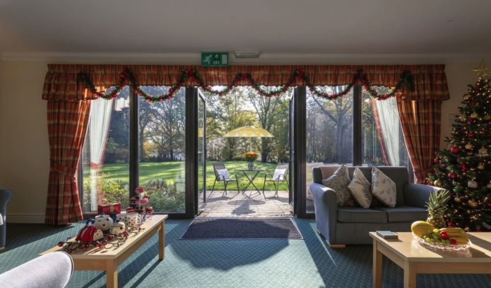 Ullswater lounge decorated for christmas
